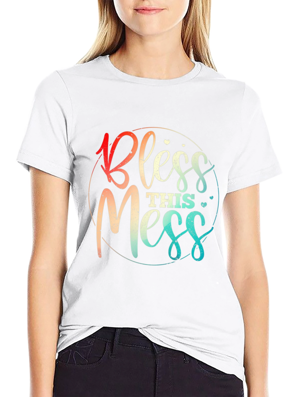 Bless This Mess Graphic Tee - Fun & Stylish