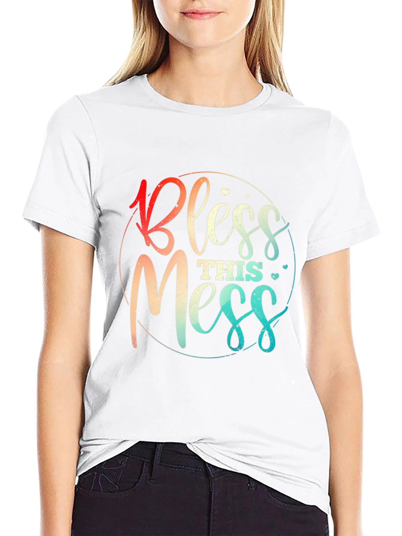 Bless This Mess Graphic Tee - Fun & Stylish