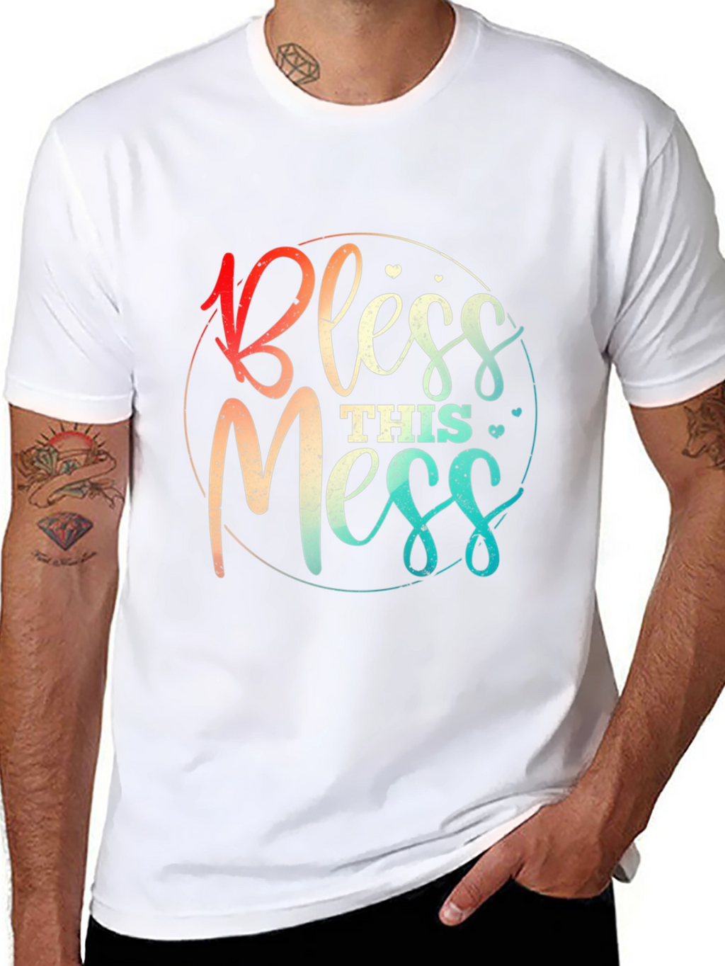 Bless This Mess Graphic Tee - Fun & Stylish