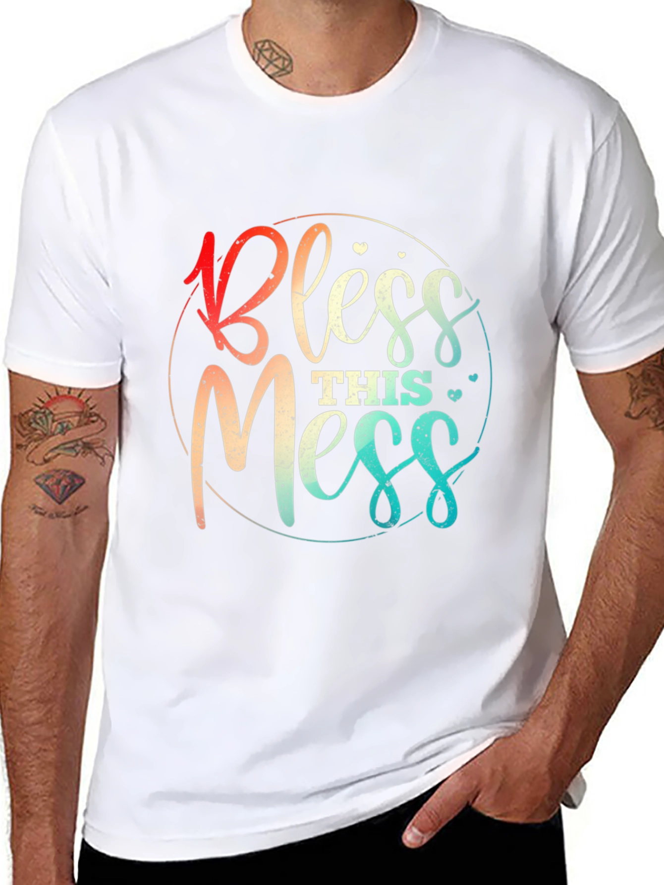 Bless This Mess Graphic Tee - Fun & Stylish