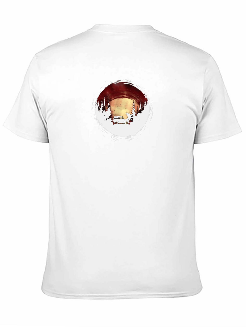 Adventure Circle Graphic Tee - Black