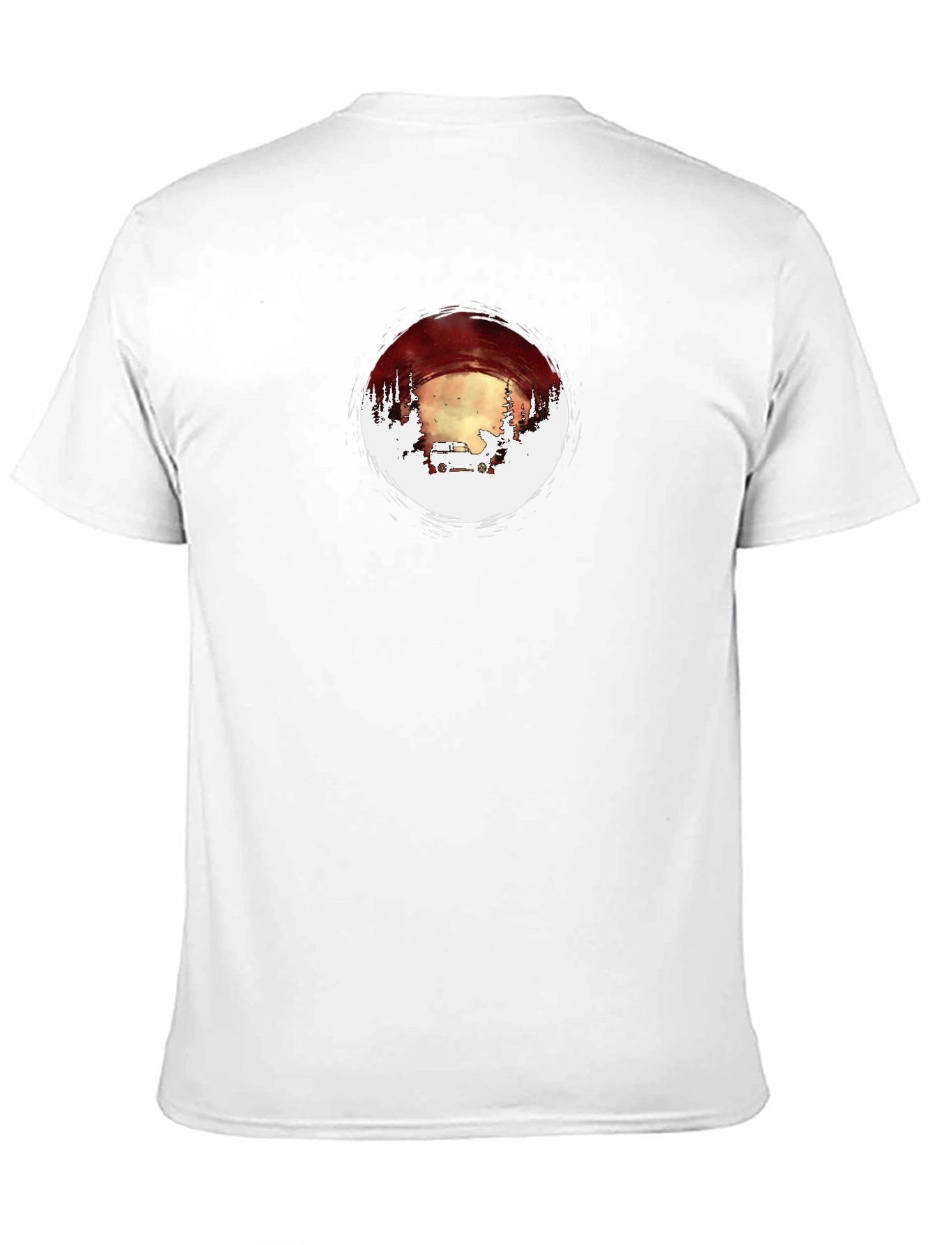 Adventure Circle Graphic Tee - Black