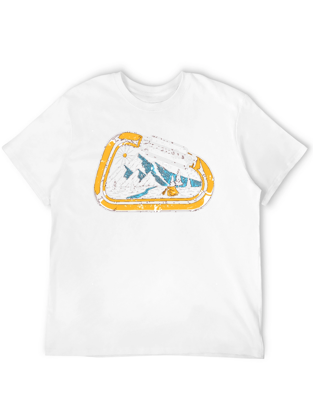 Mountain Carabiner Graphic Tee - Black