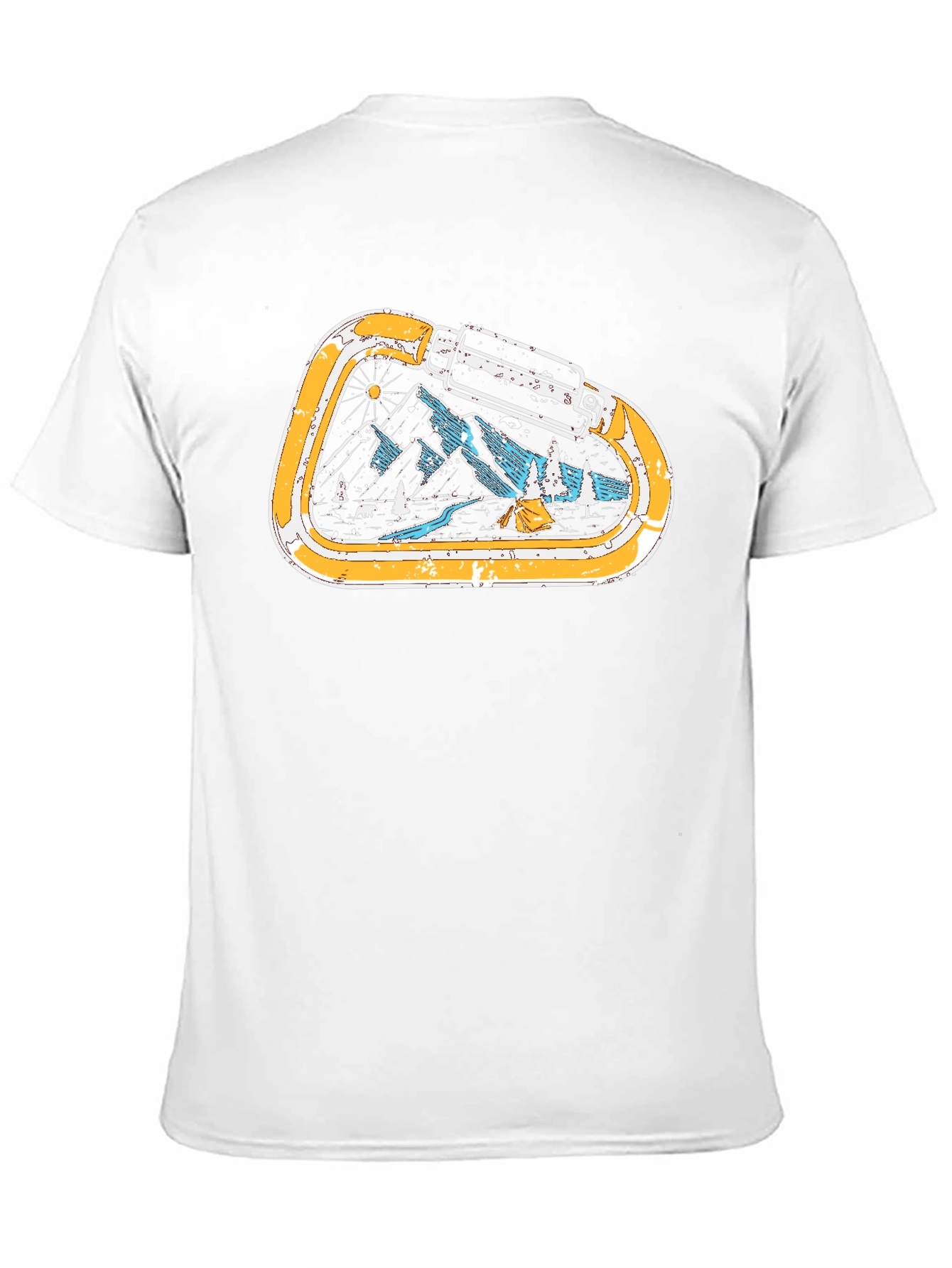 Mountain Carabiner Graphic Tee - Black