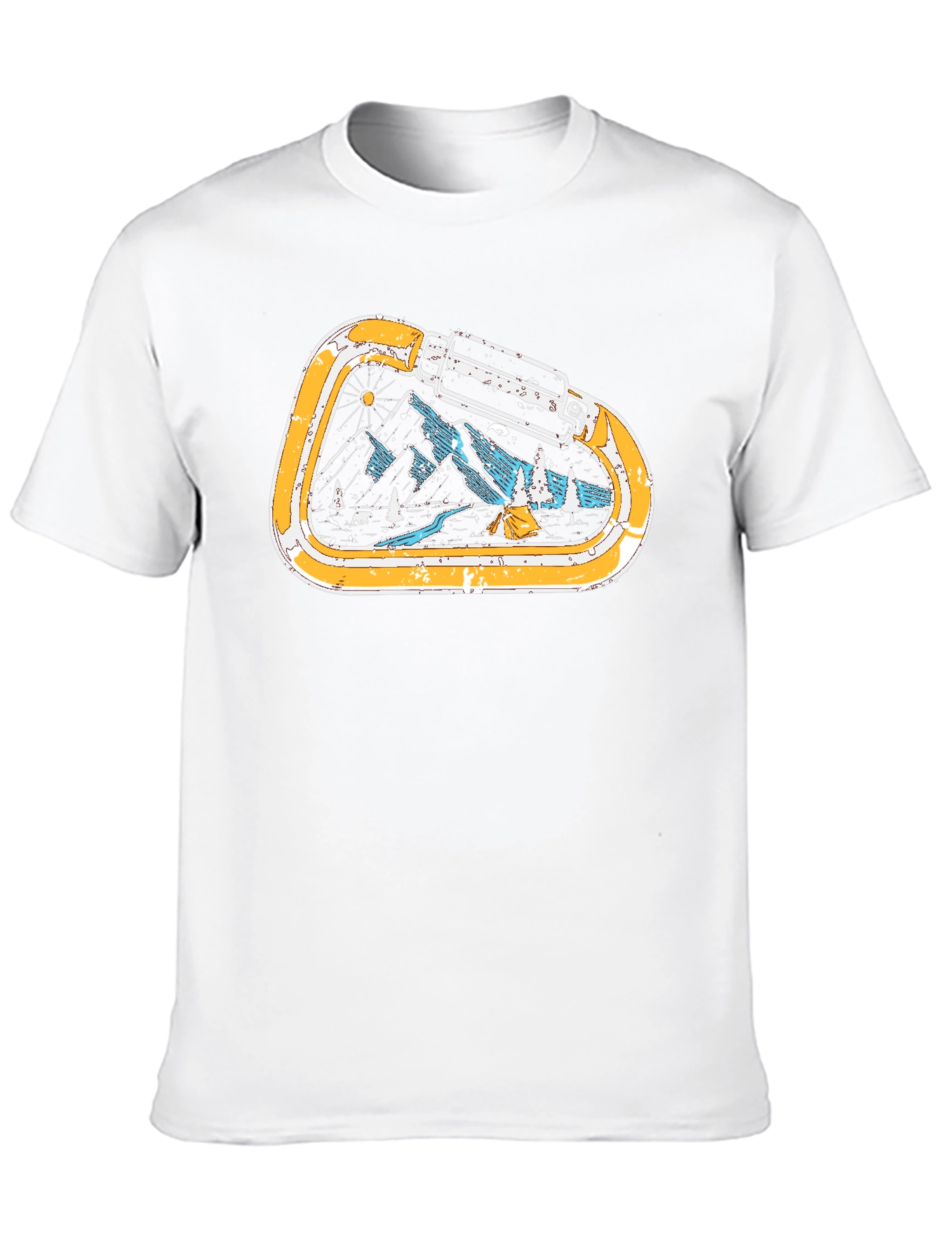 Mountain Carabiner Graphic Tee - Black