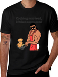 Cooking Survived Graphic T-Shirt