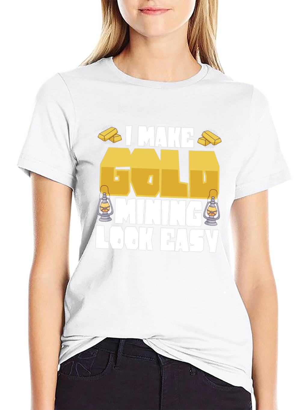 Gold Mining Humor Graphic T-Shirt