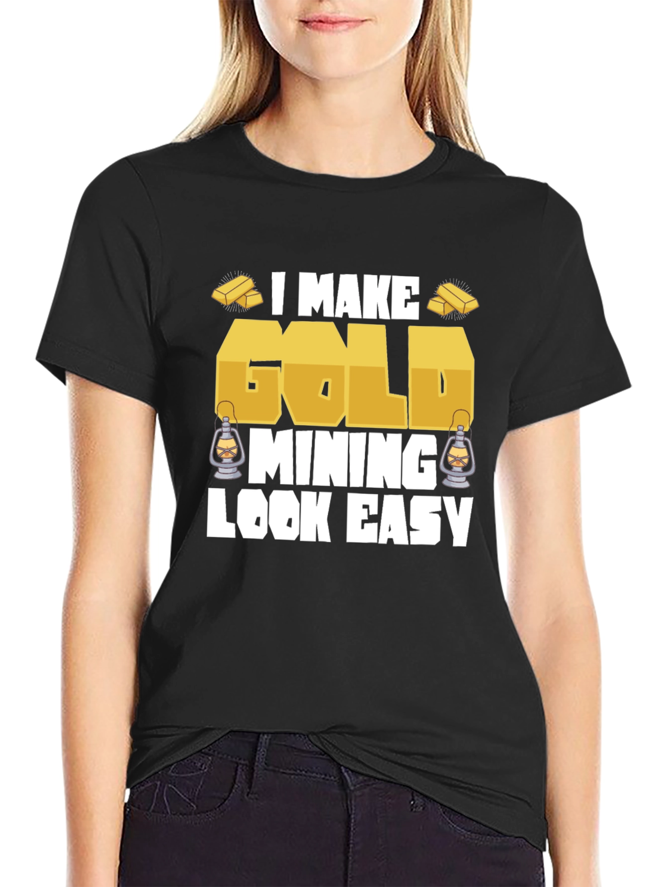 Gold Mining Humor Graphic T-Shirt