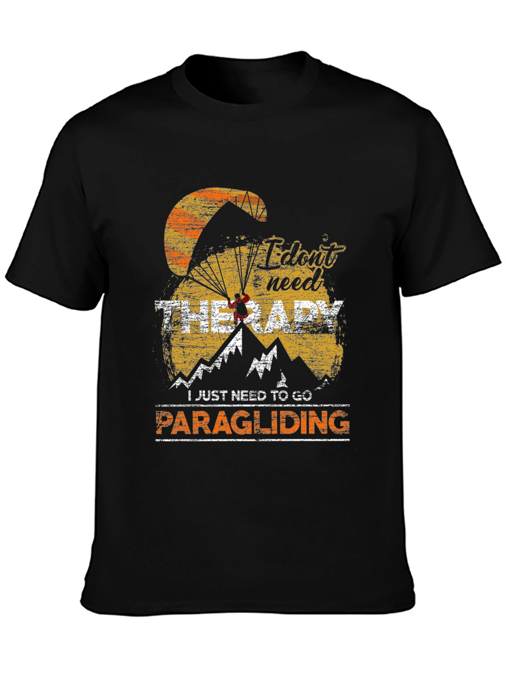 Paragliding Therapy T-Shirt: Adventure Awaits