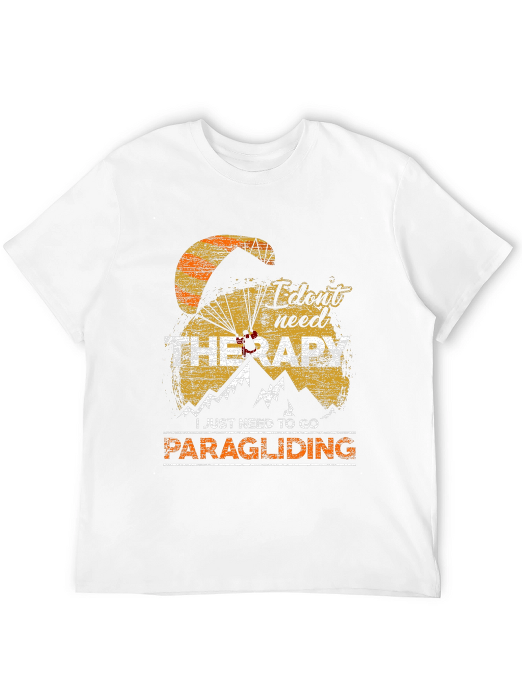 Paragliding Therapy T-Shirt: Adventure Awaits