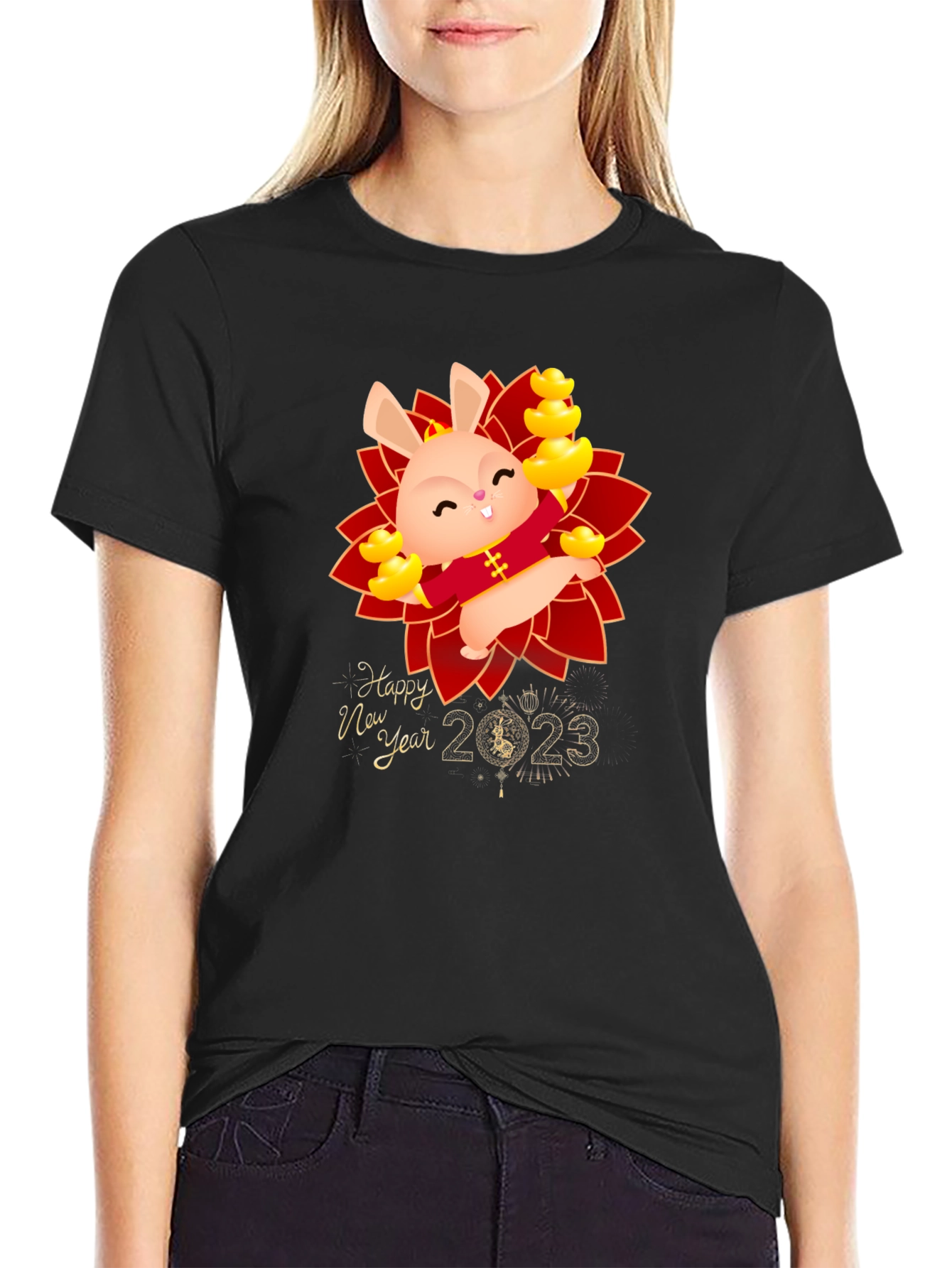 Happy New Year 2023 Rabbit T-Shirt