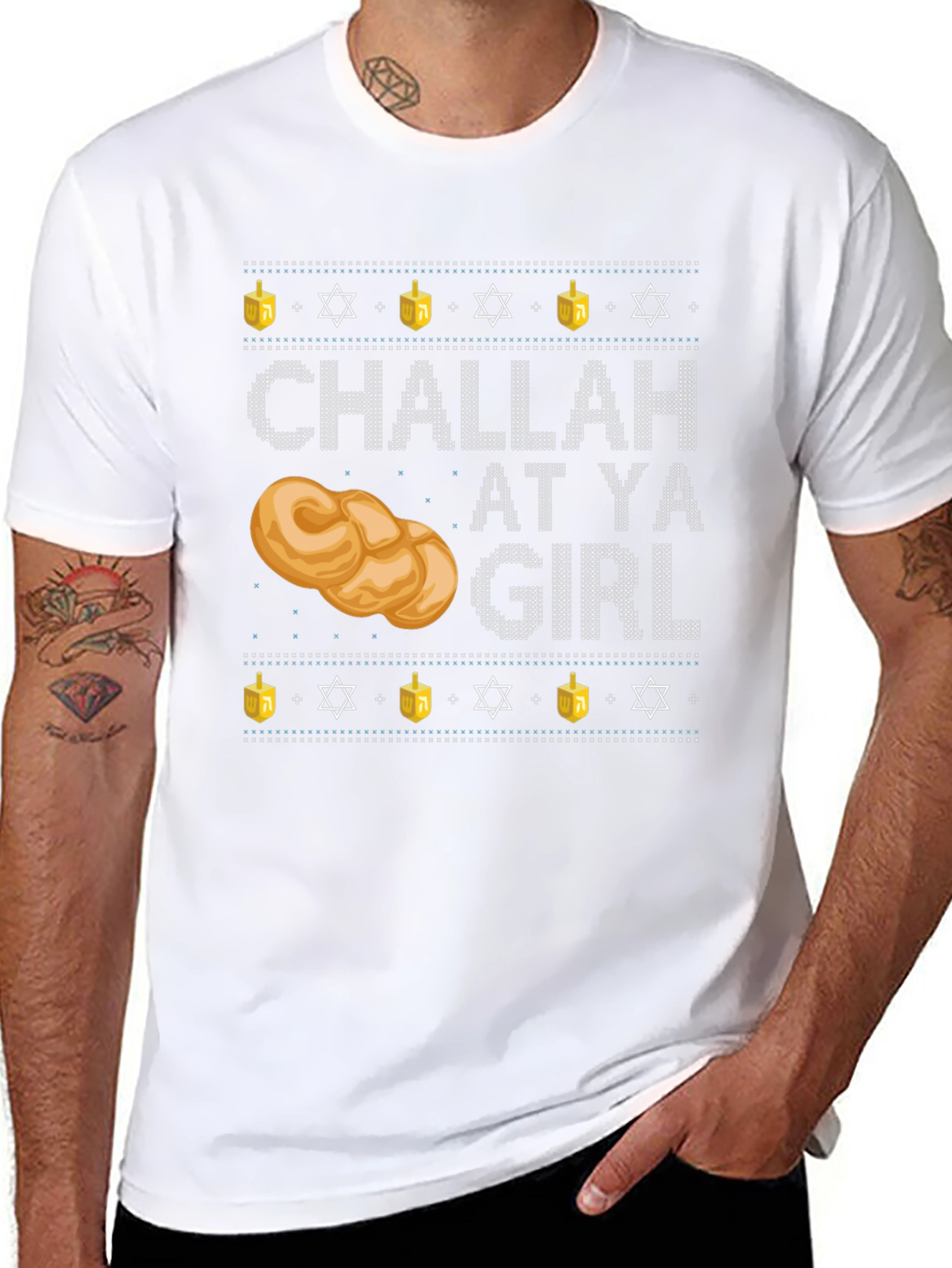 Challah at Ya Girl Hanukkah T-Shirt