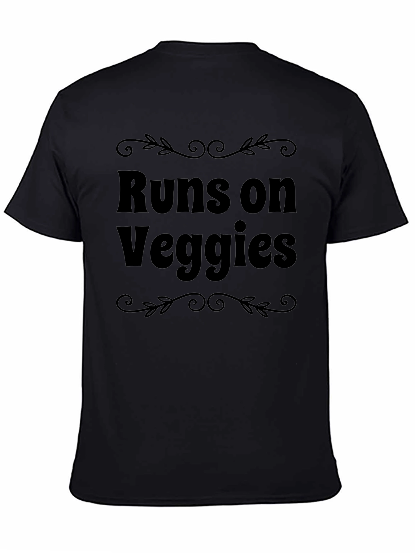 Runs on Veggies Graphic Tee - Vegan Lifestyle Shirt