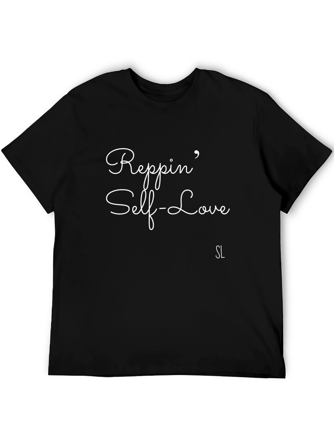 Reppin Self-Love Black Graphic Tee
