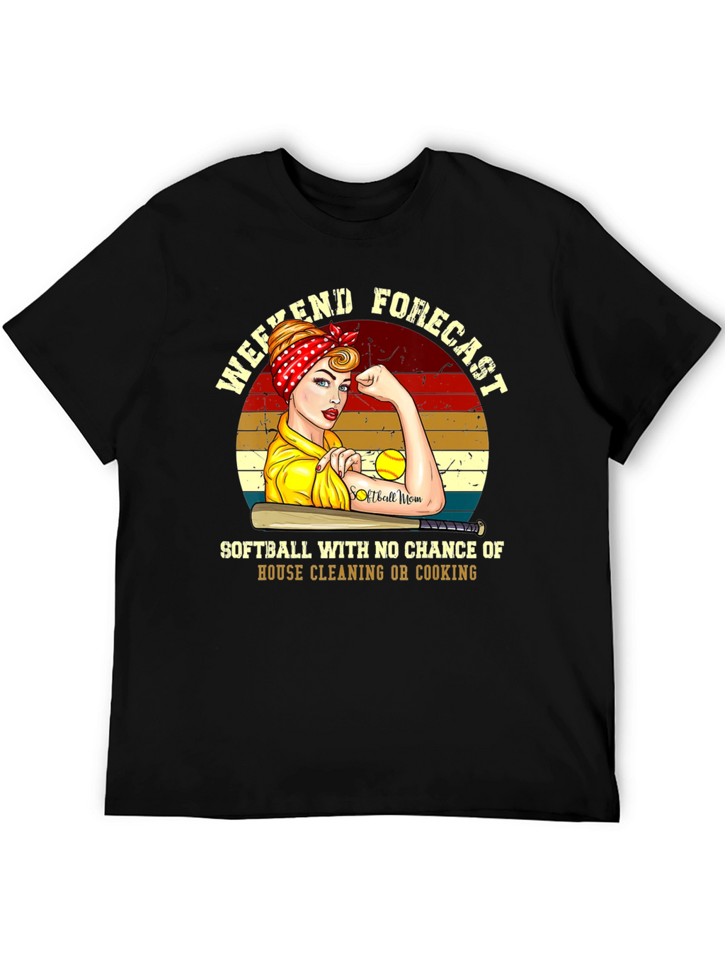 Weekend Softball Forecast T-Shirt