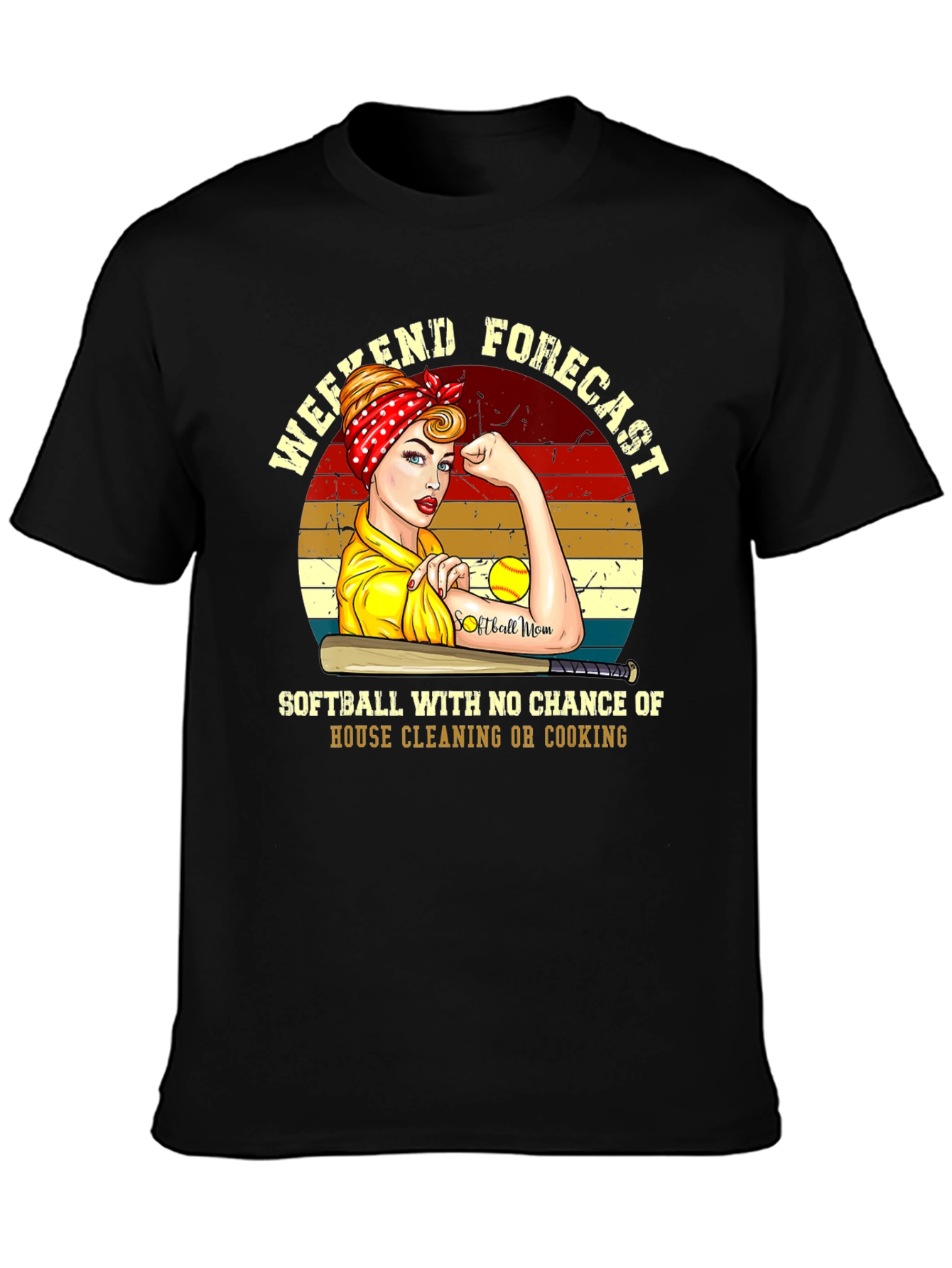 Weekend Softball Forecast T-Shirt