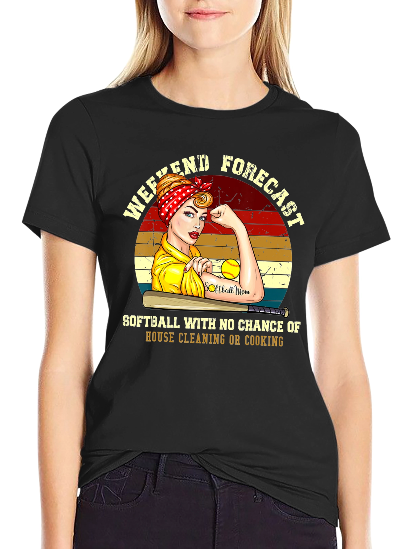 Weekend Softball Forecast T-Shirt