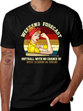Weekend Softball Forecast T-Shirt