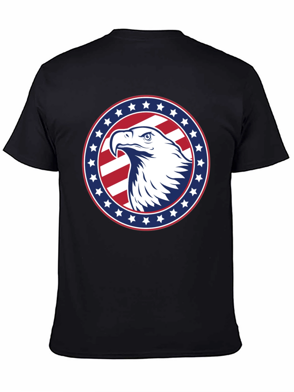 Patriotic Eagle Graphic Tee - American Pride