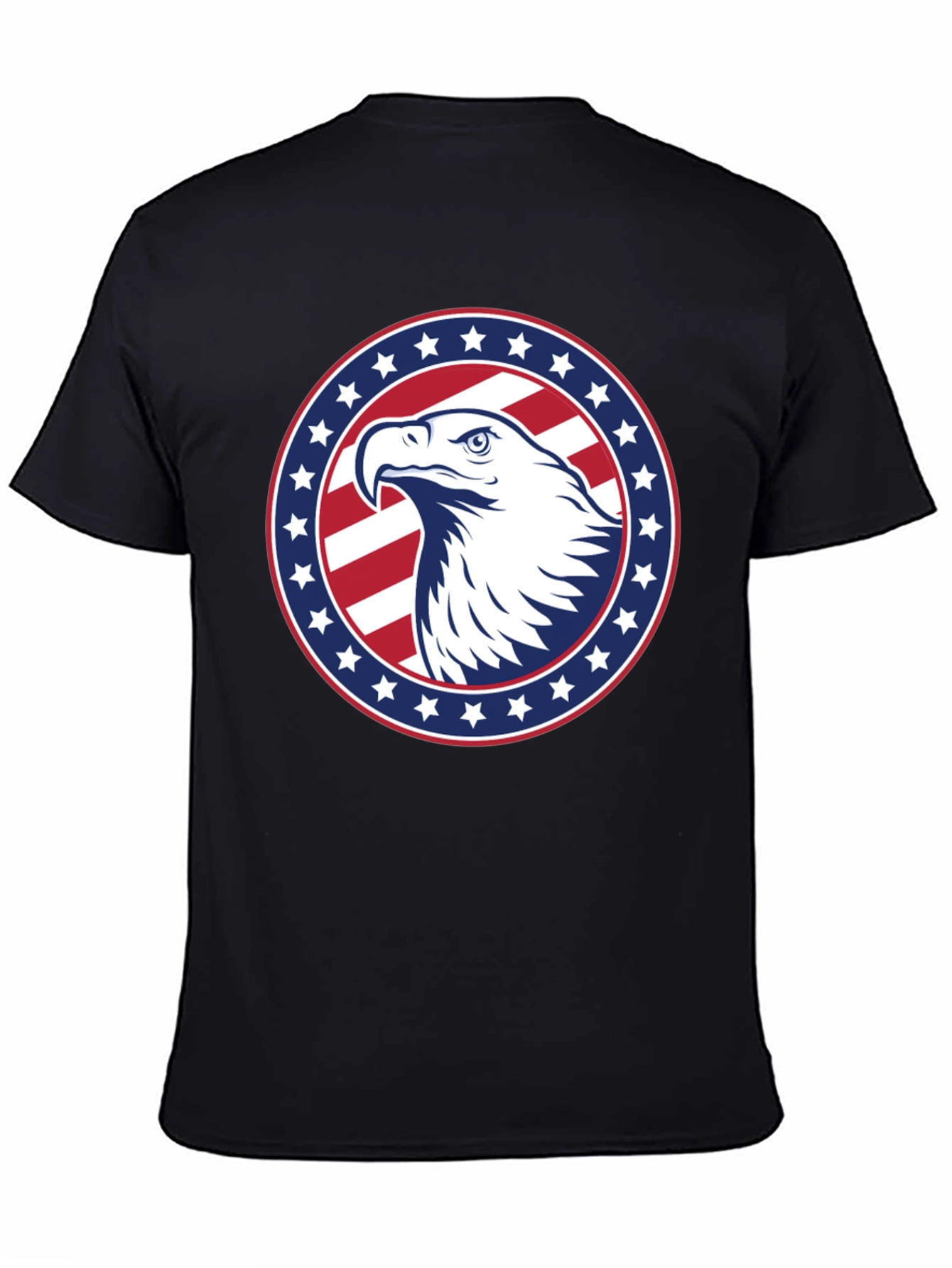 Patriotic Eagle Graphic Tee - American Pride