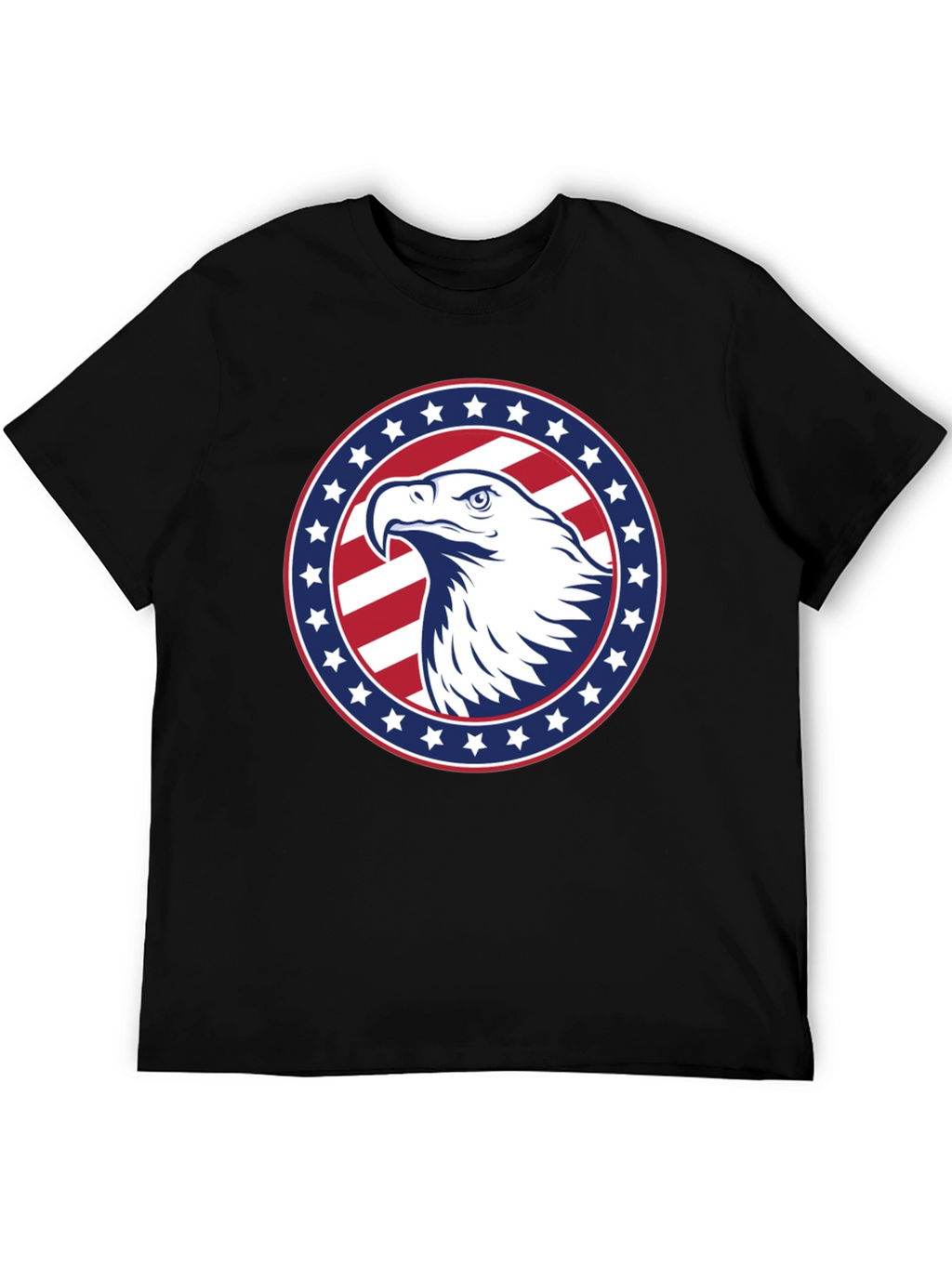 Patriotic Eagle Graphic Tee - American Pride