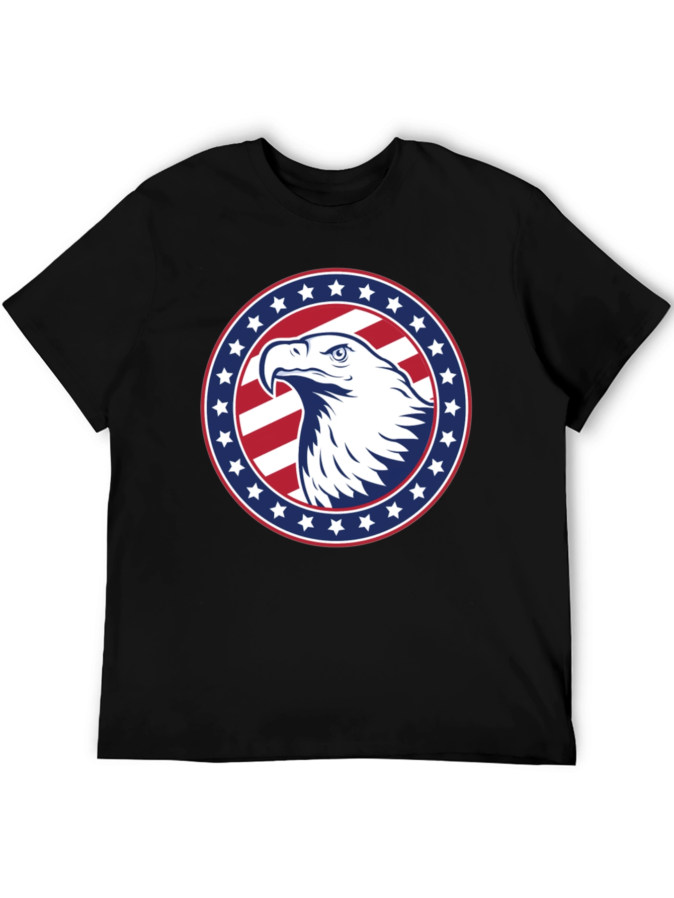 Patriotic Eagle Graphic Tee - American Pride