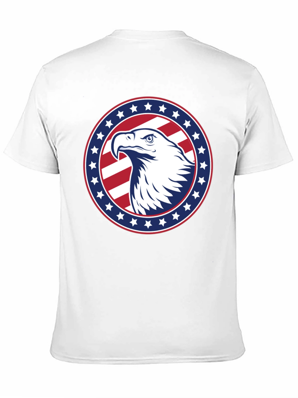 Patriotic Eagle Graphic Tee - American Pride