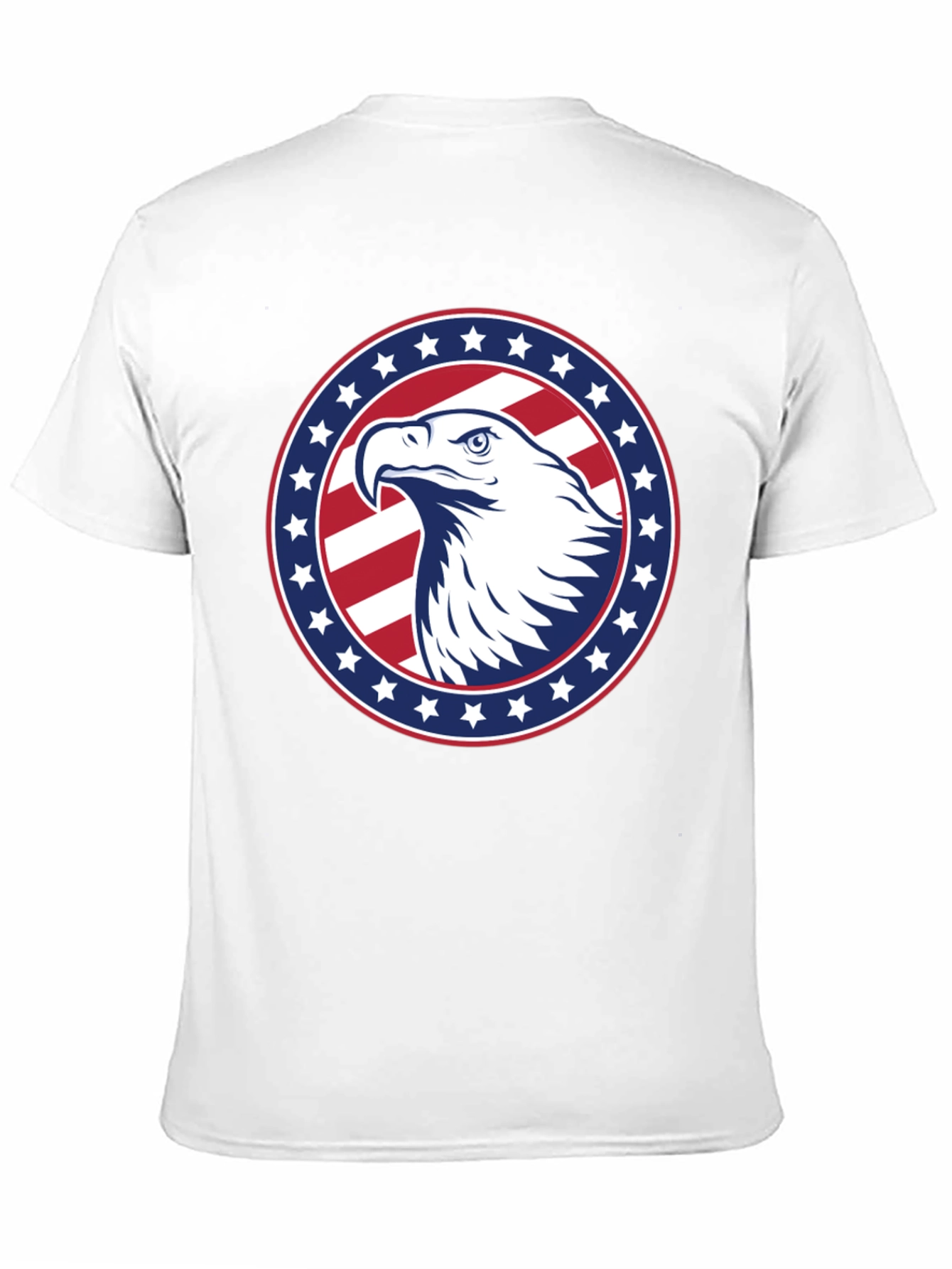 Patriotic Eagle Graphic Tee - American Pride