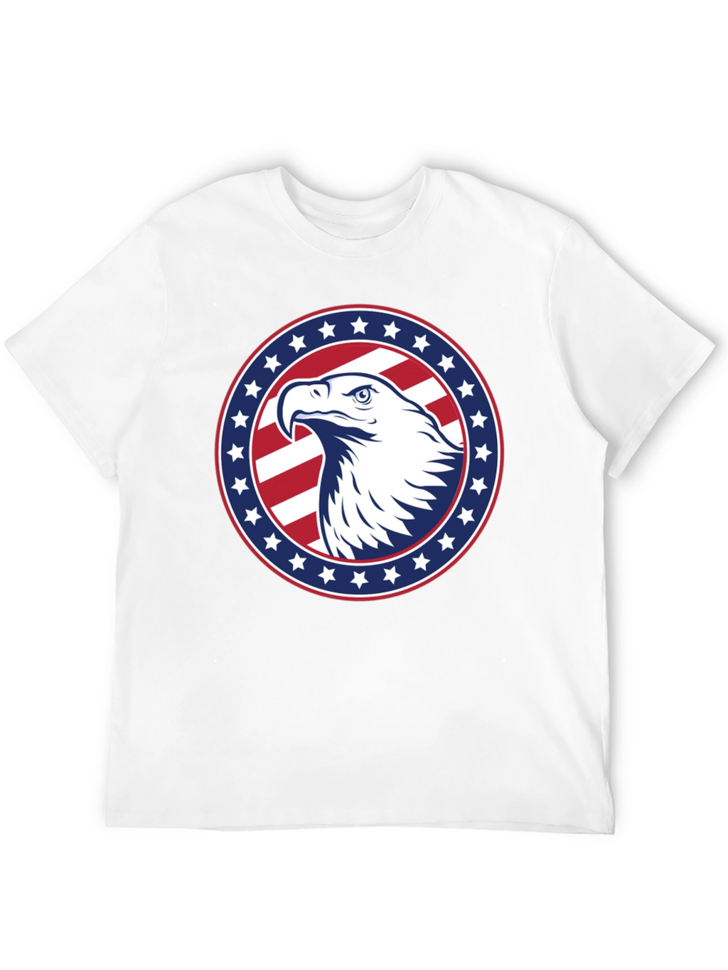 Patriotic Eagle Graphic Tee - American Pride
