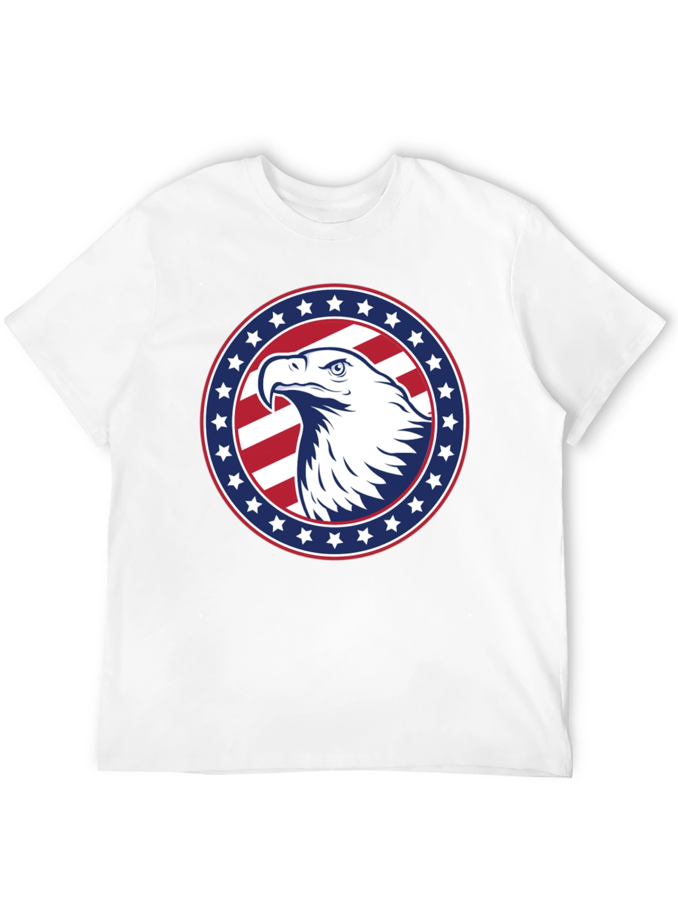 Patriotic Eagle Graphic Tee - American Pride