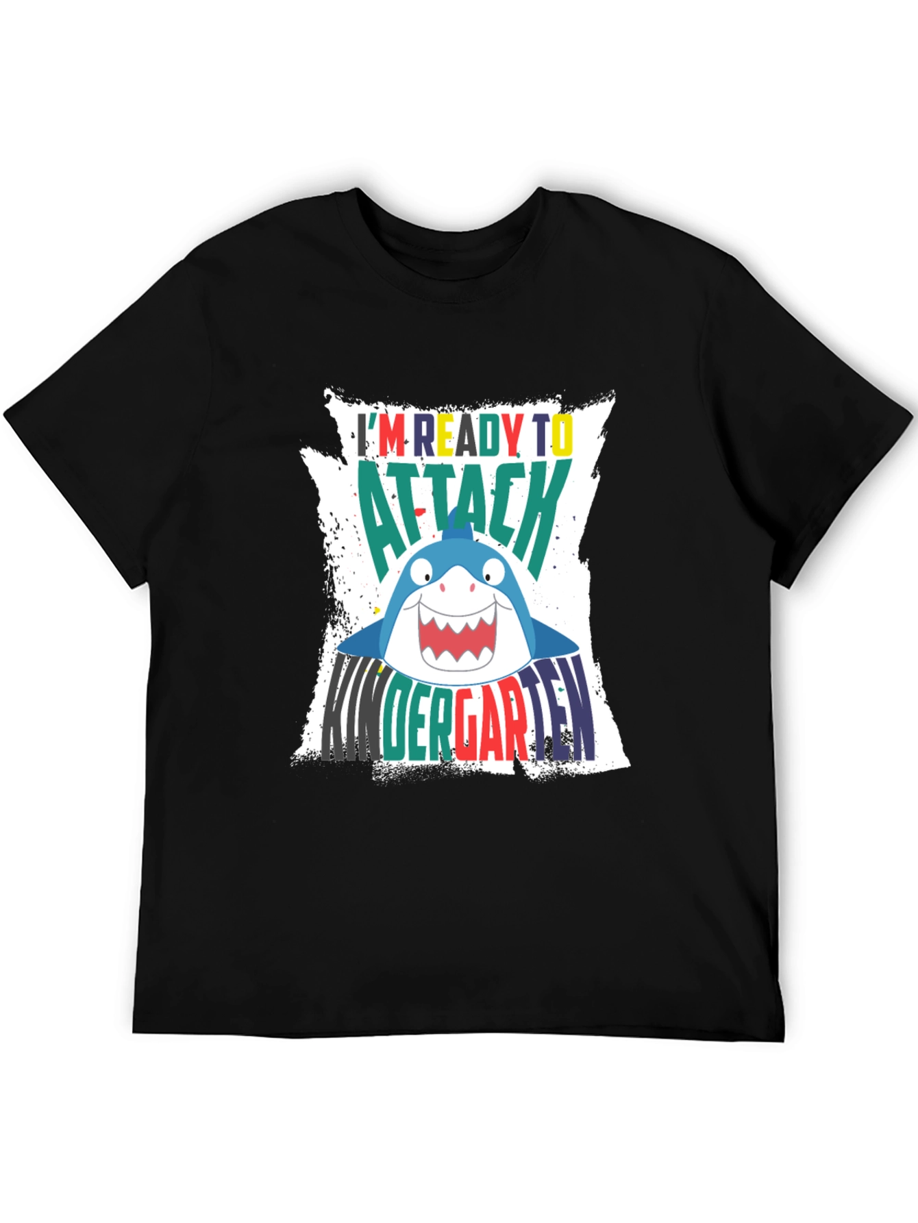 Ready to Attack Kindergarten Shark T-Shirt