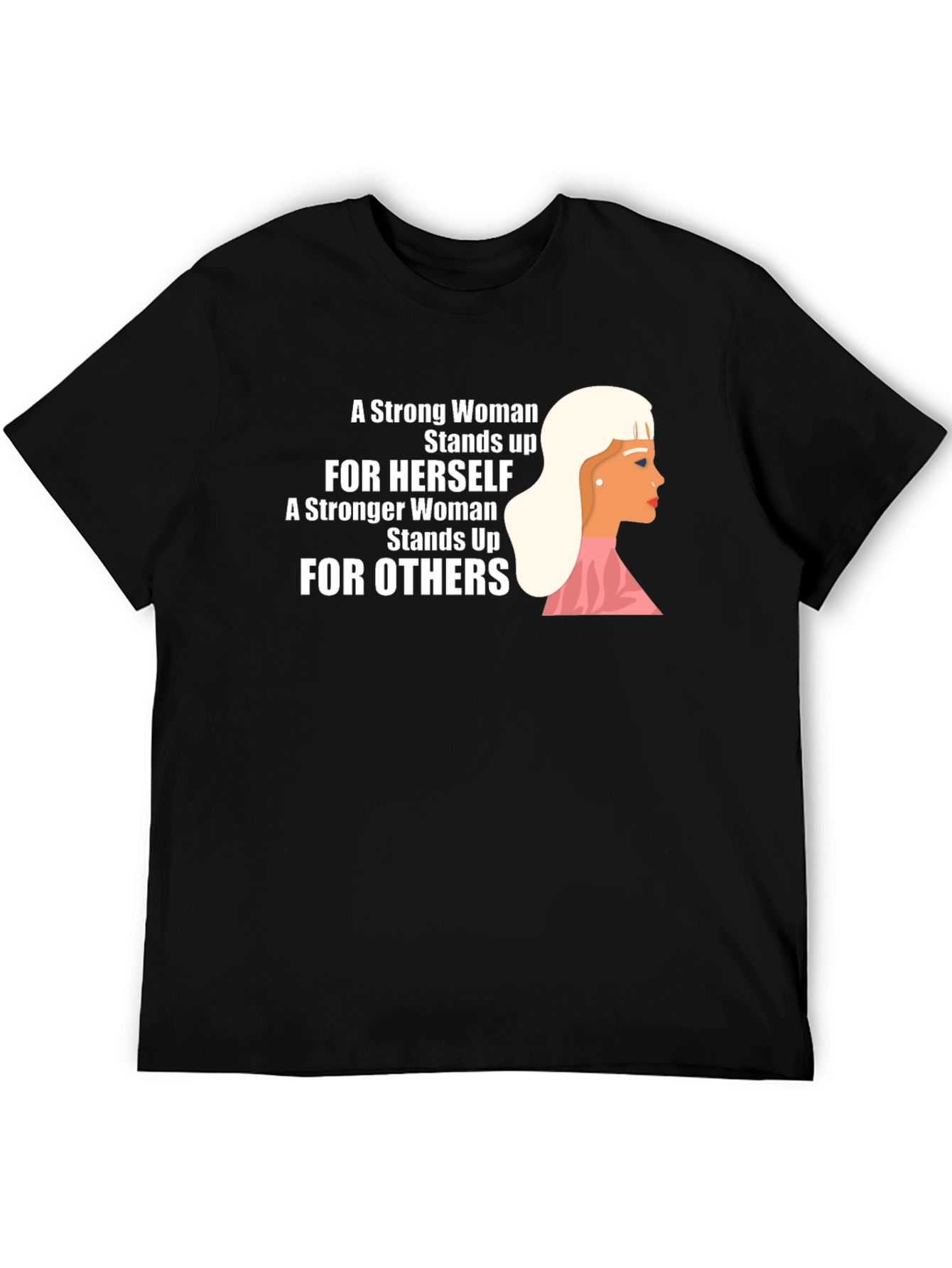 Empowering Womens Graphic Tee - Stand Up For Others