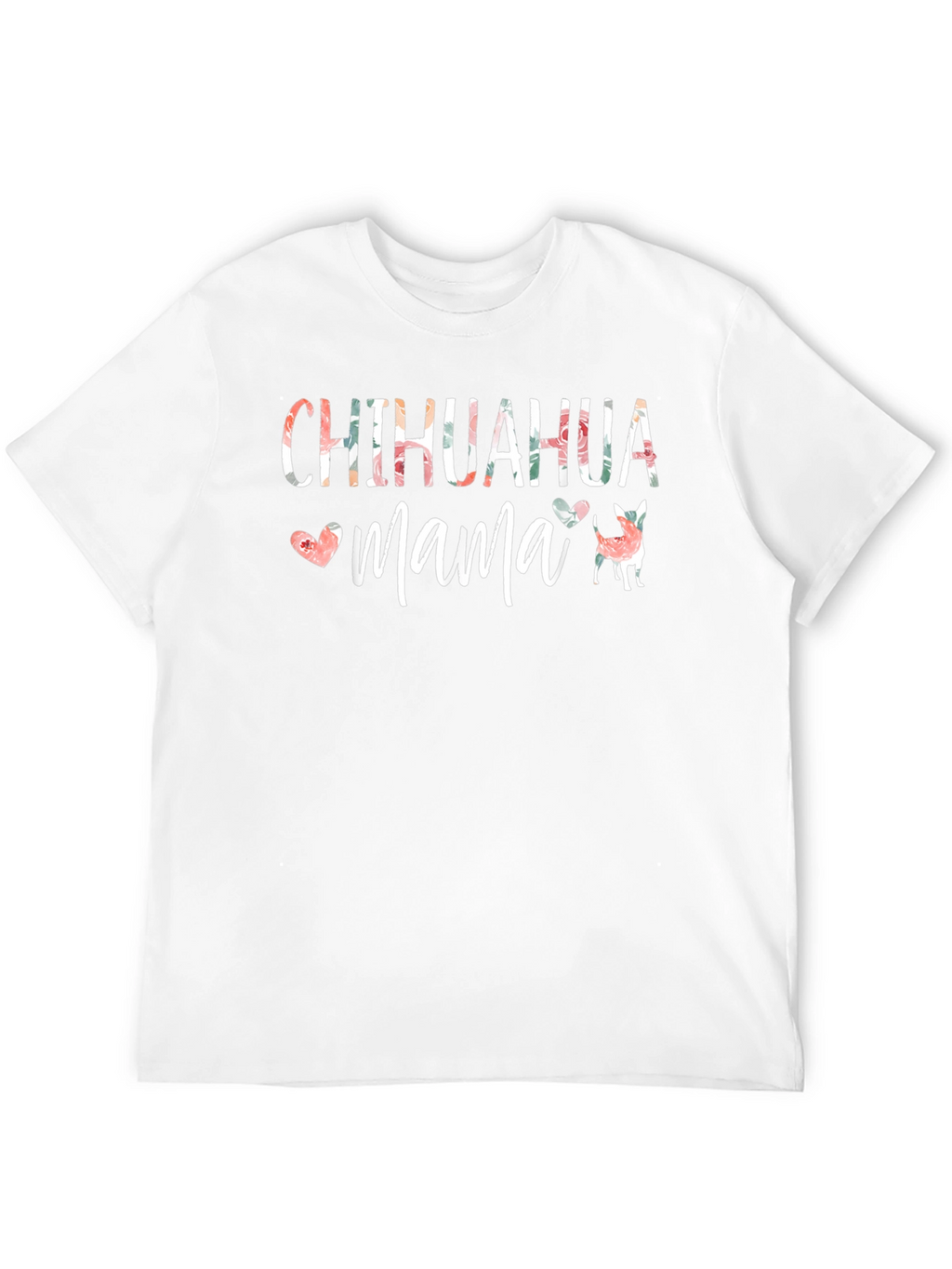 Chihuahua Mama Floral Graphic Tee