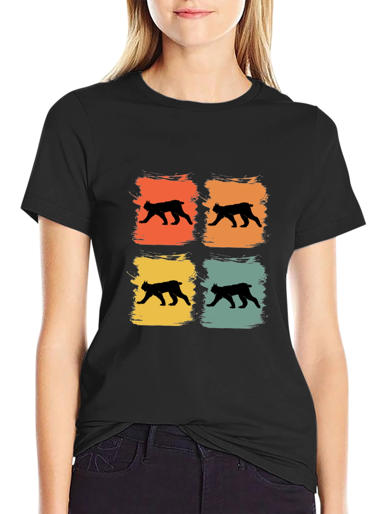 Vintage Lynx Silhouette T-Shirt