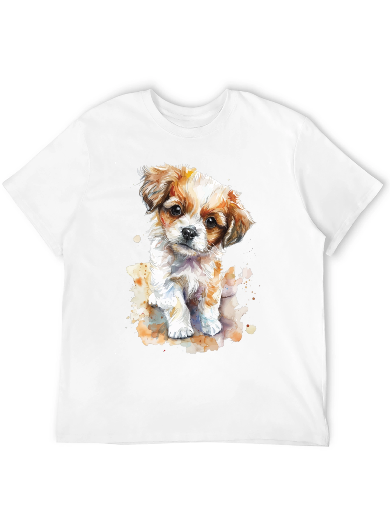 Cute Puppy Watercolor T-Shirt