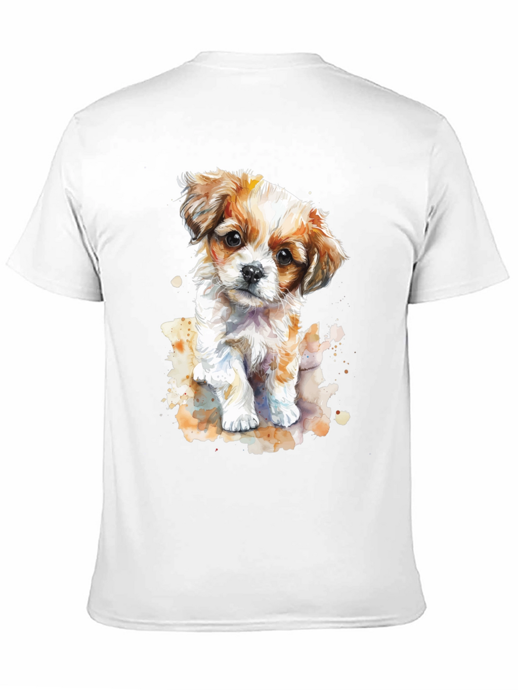 Cute Puppy Watercolor T-Shirt
