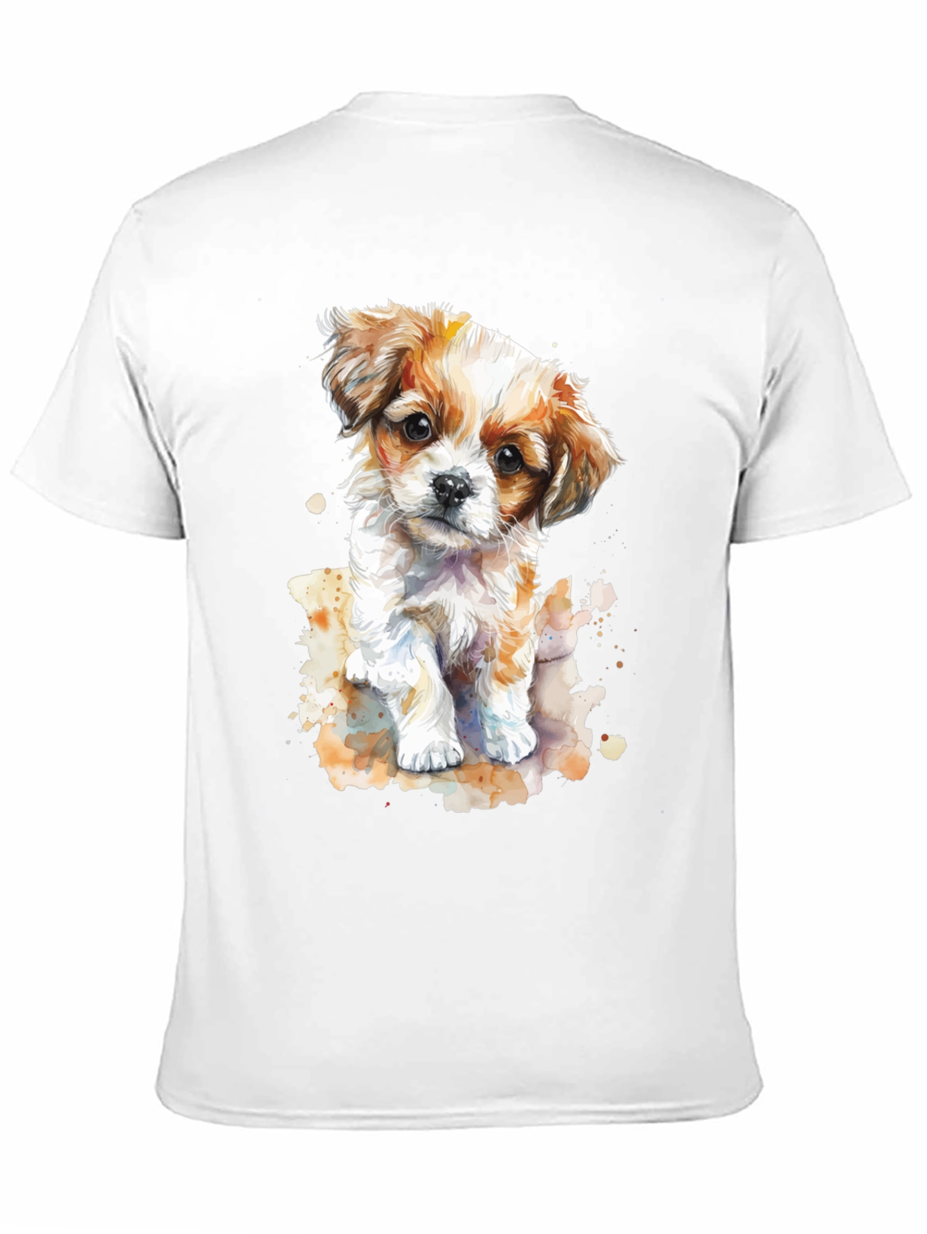 Cute Puppy Watercolor T-Shirt