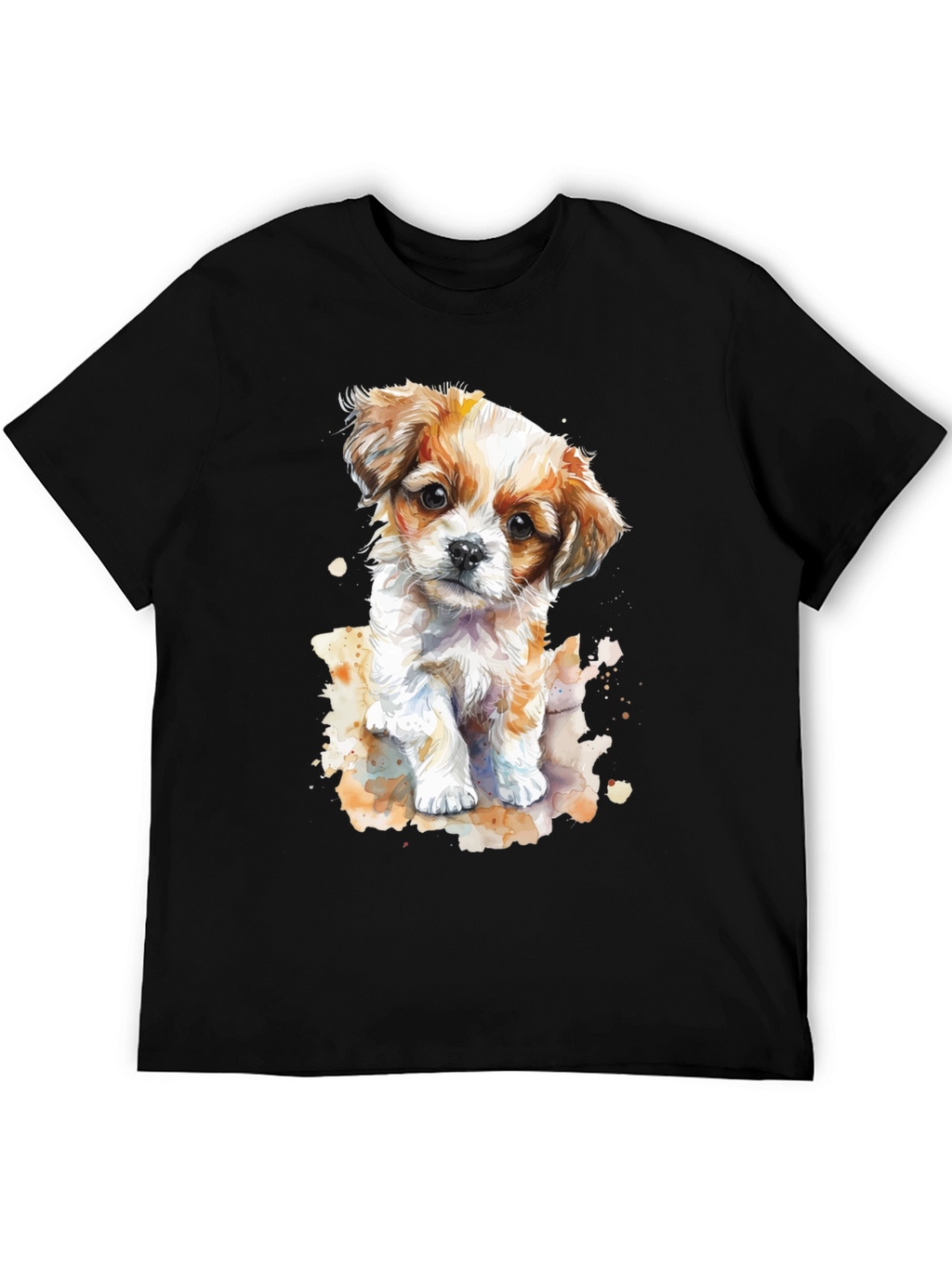 Cute Puppy Watercolor T-Shirt