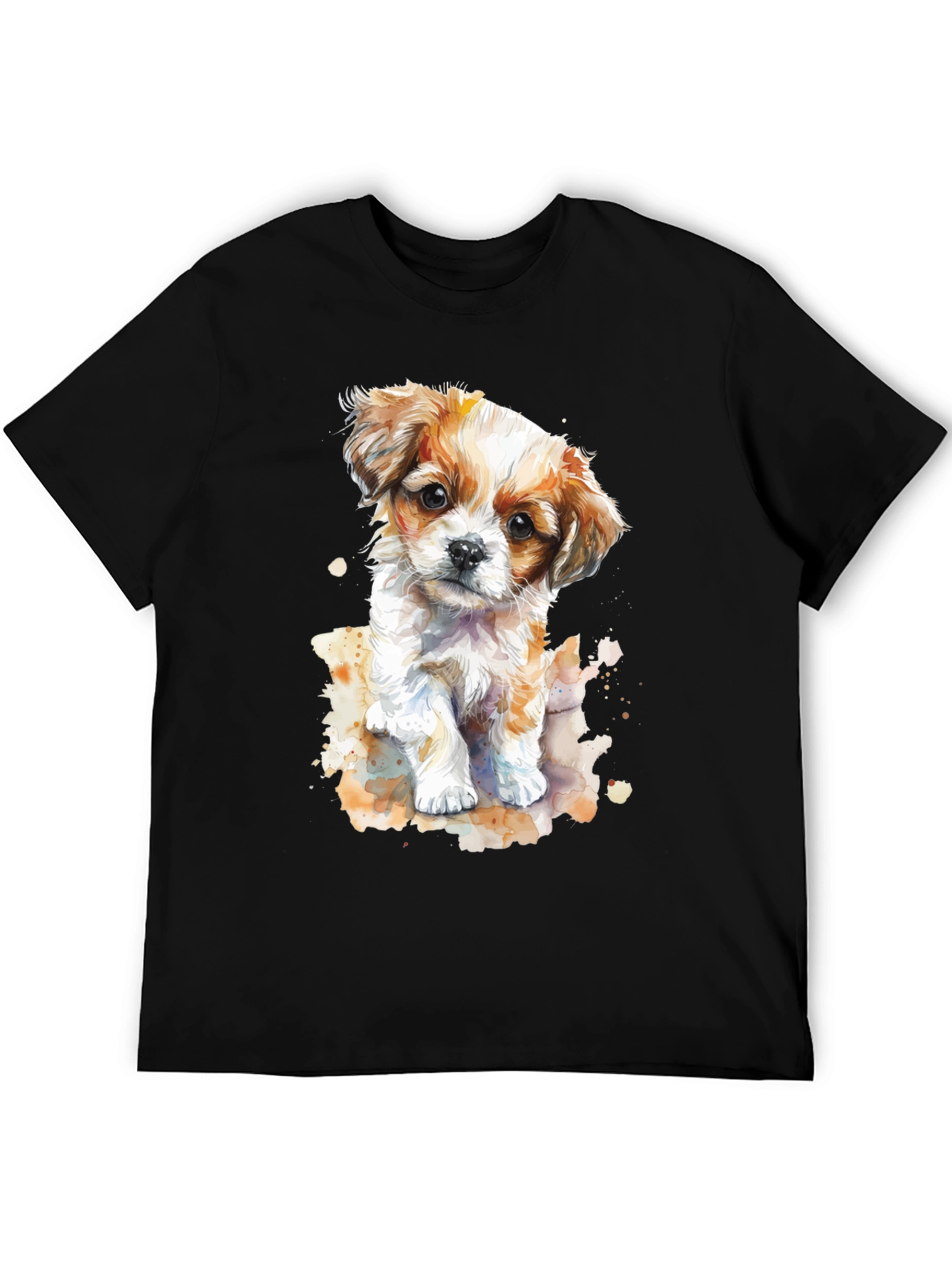 Cute Puppy Watercolor T-Shirt