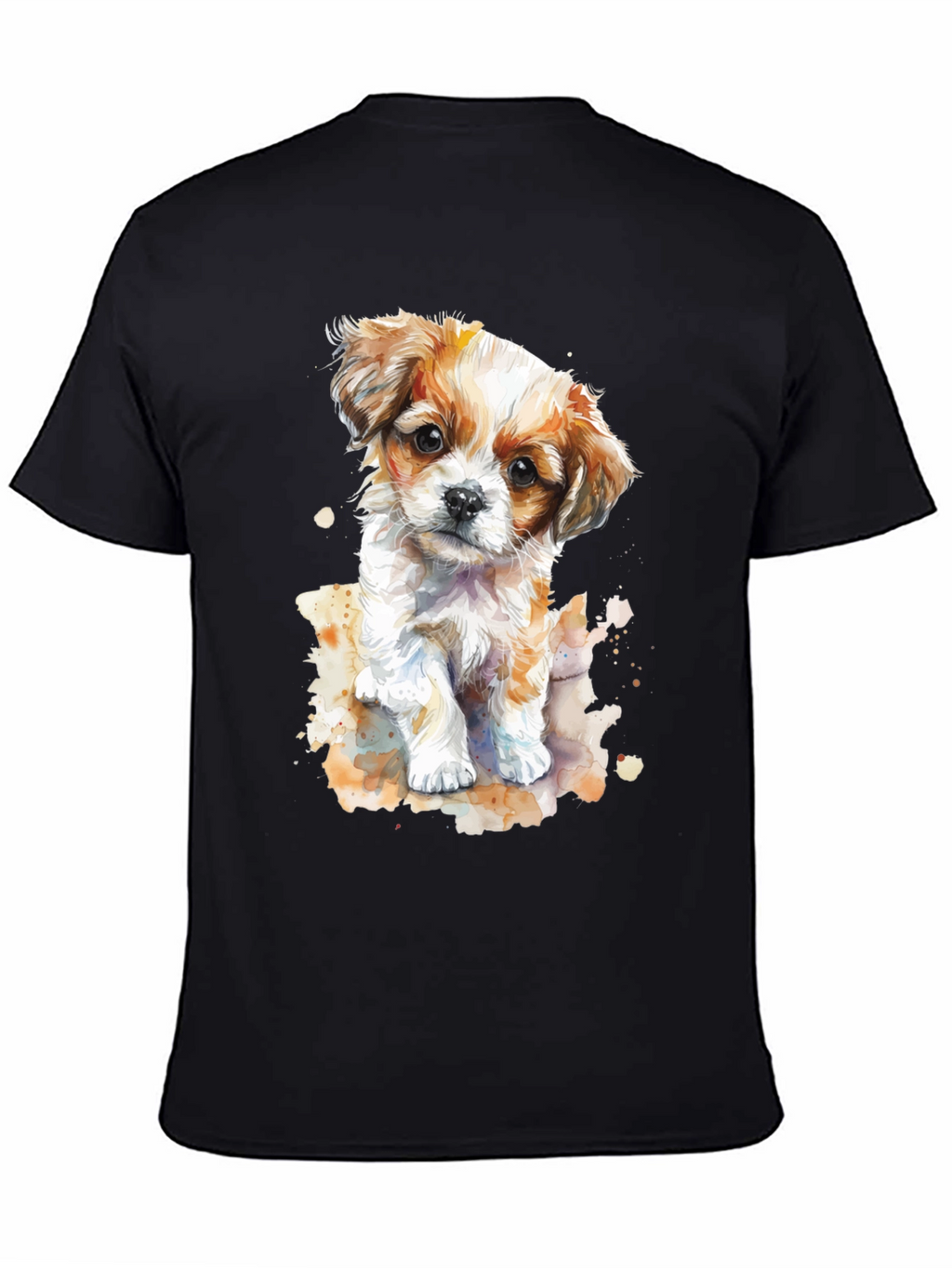 Cute Puppy Watercolor T-Shirt