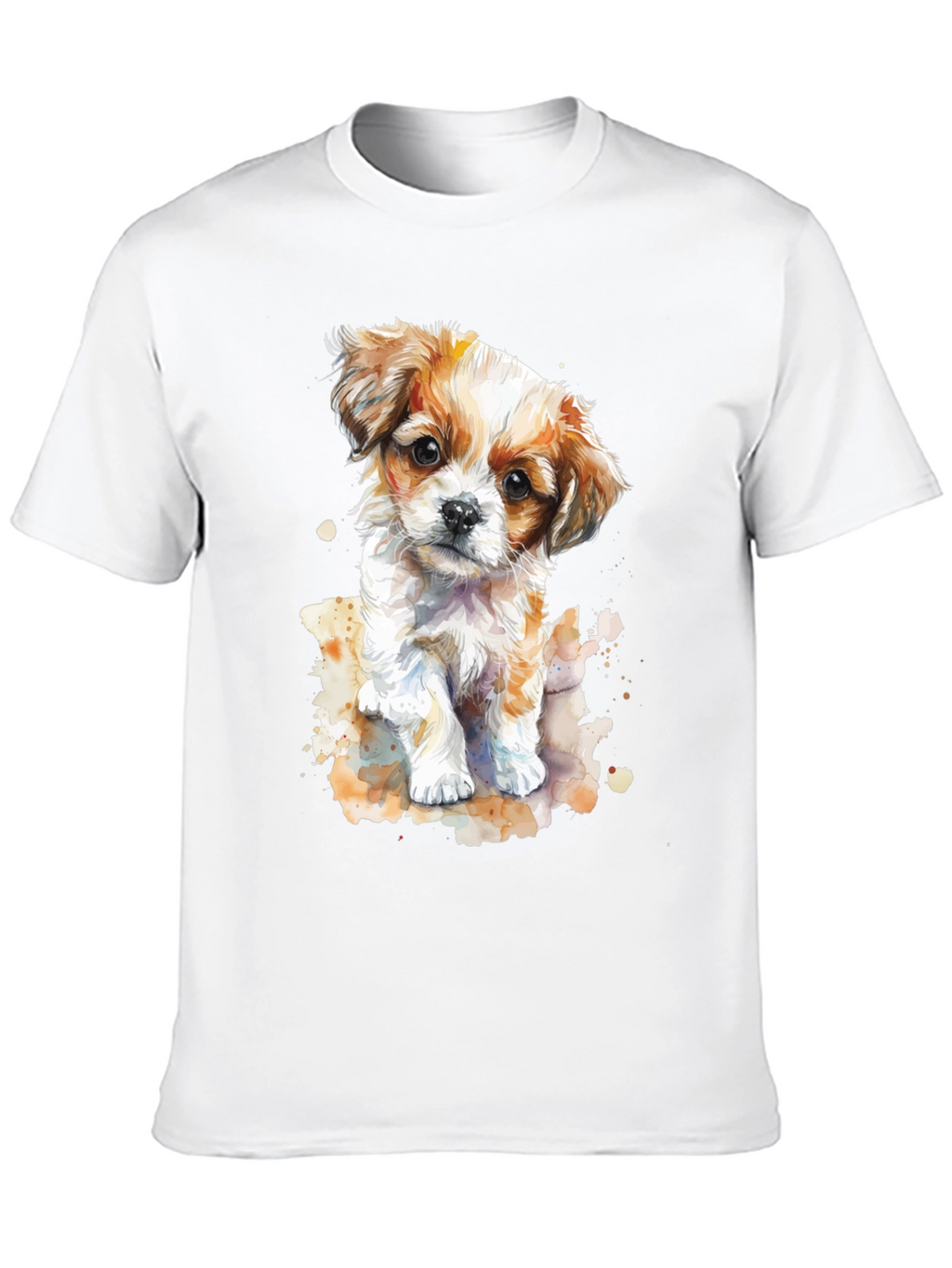 Cute Puppy Watercolor T-Shirt
