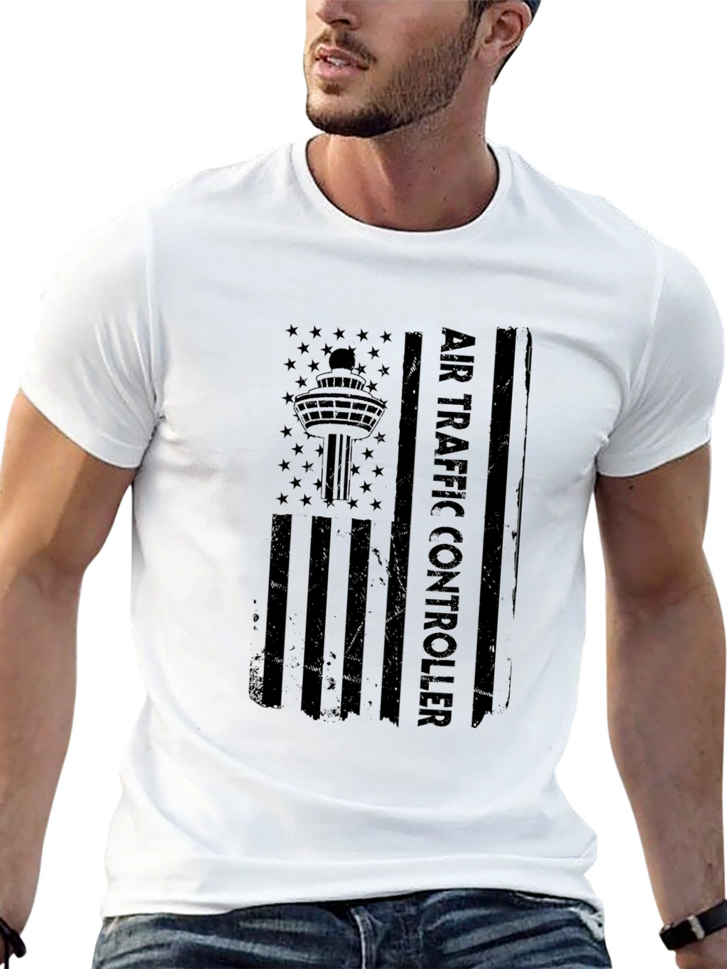Air Traffic Controller Flag T-Shirt
