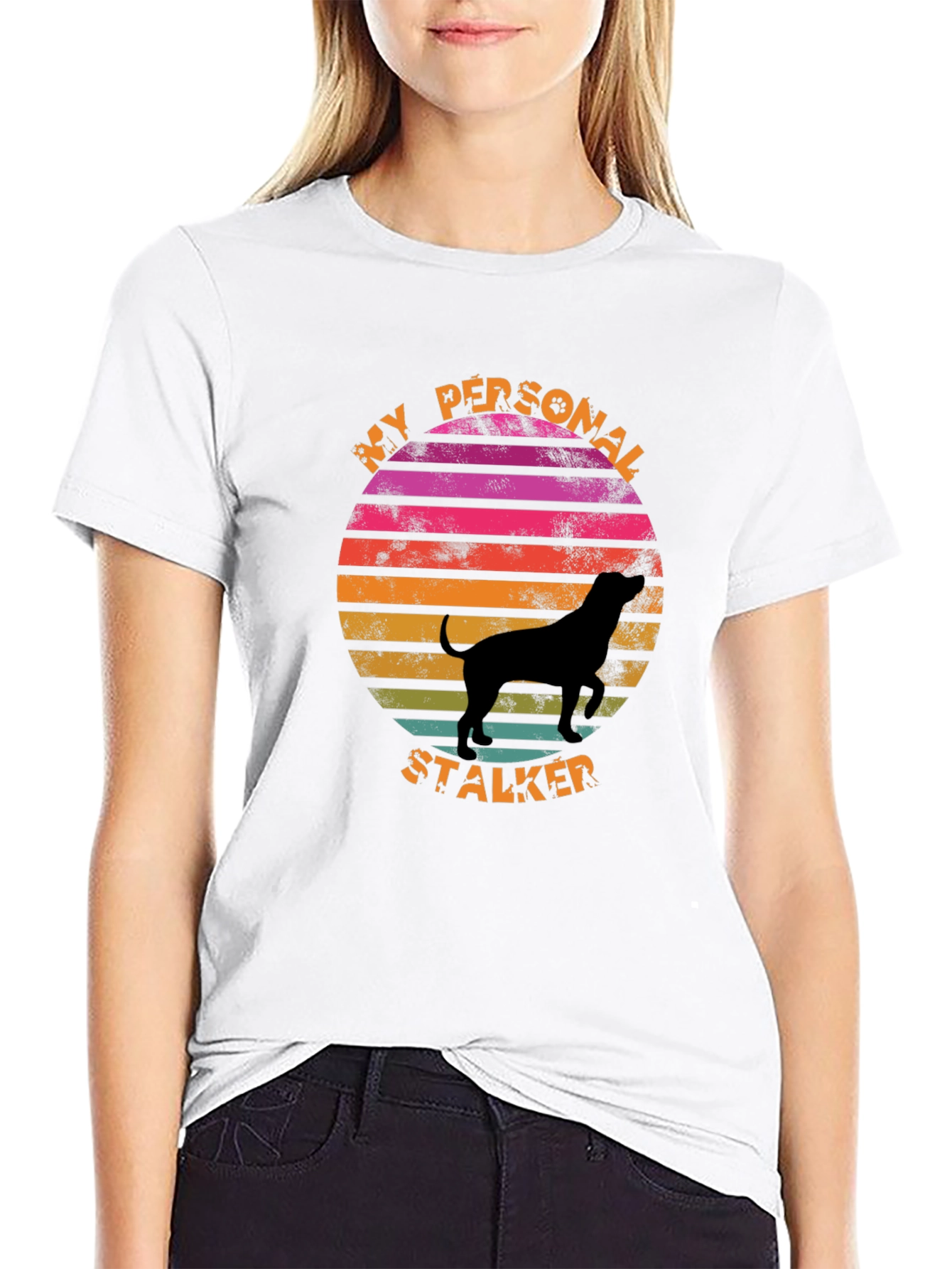 My Personal Stalker Dog Graphic Tee