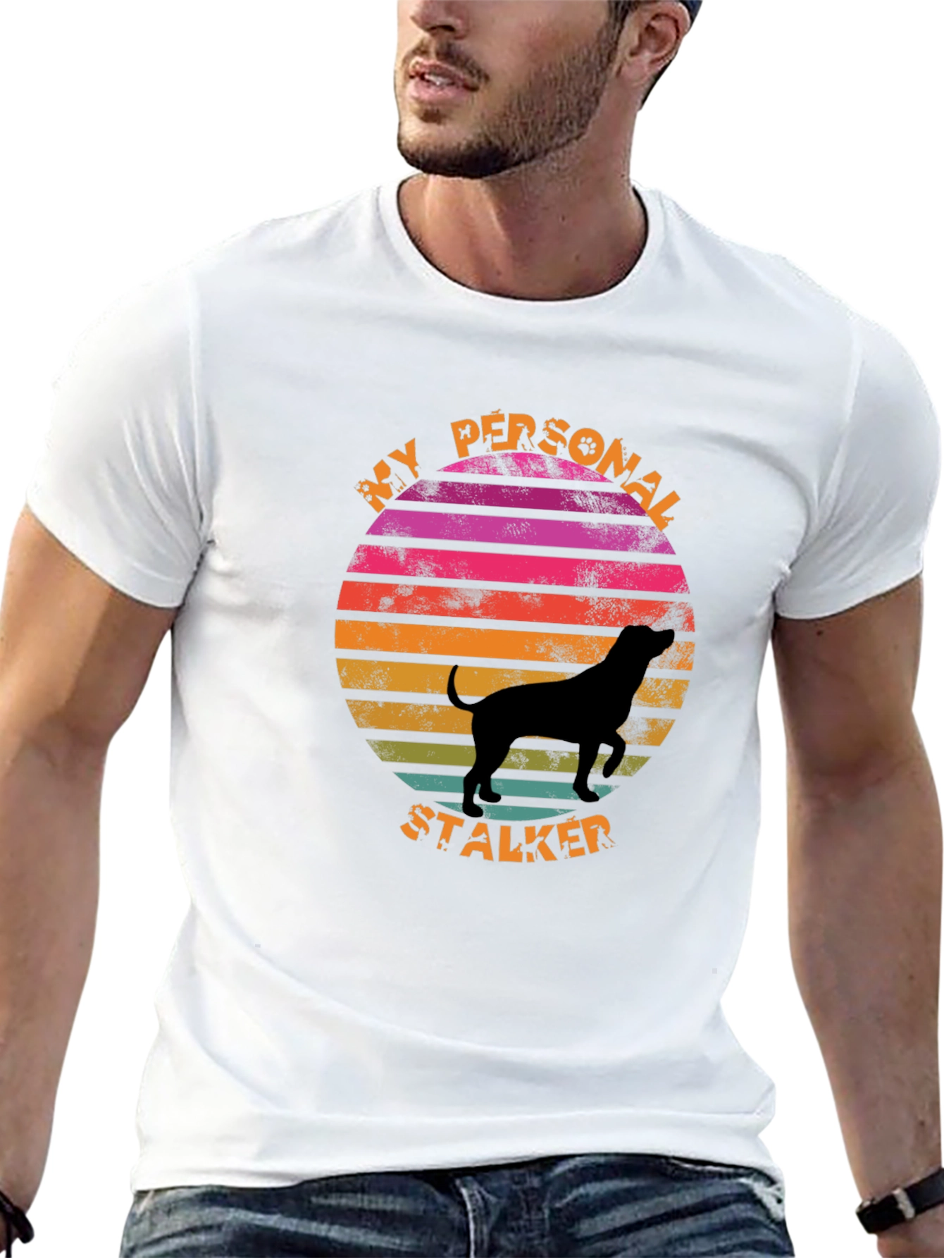 My Personal Stalker Dog Graphic Tee