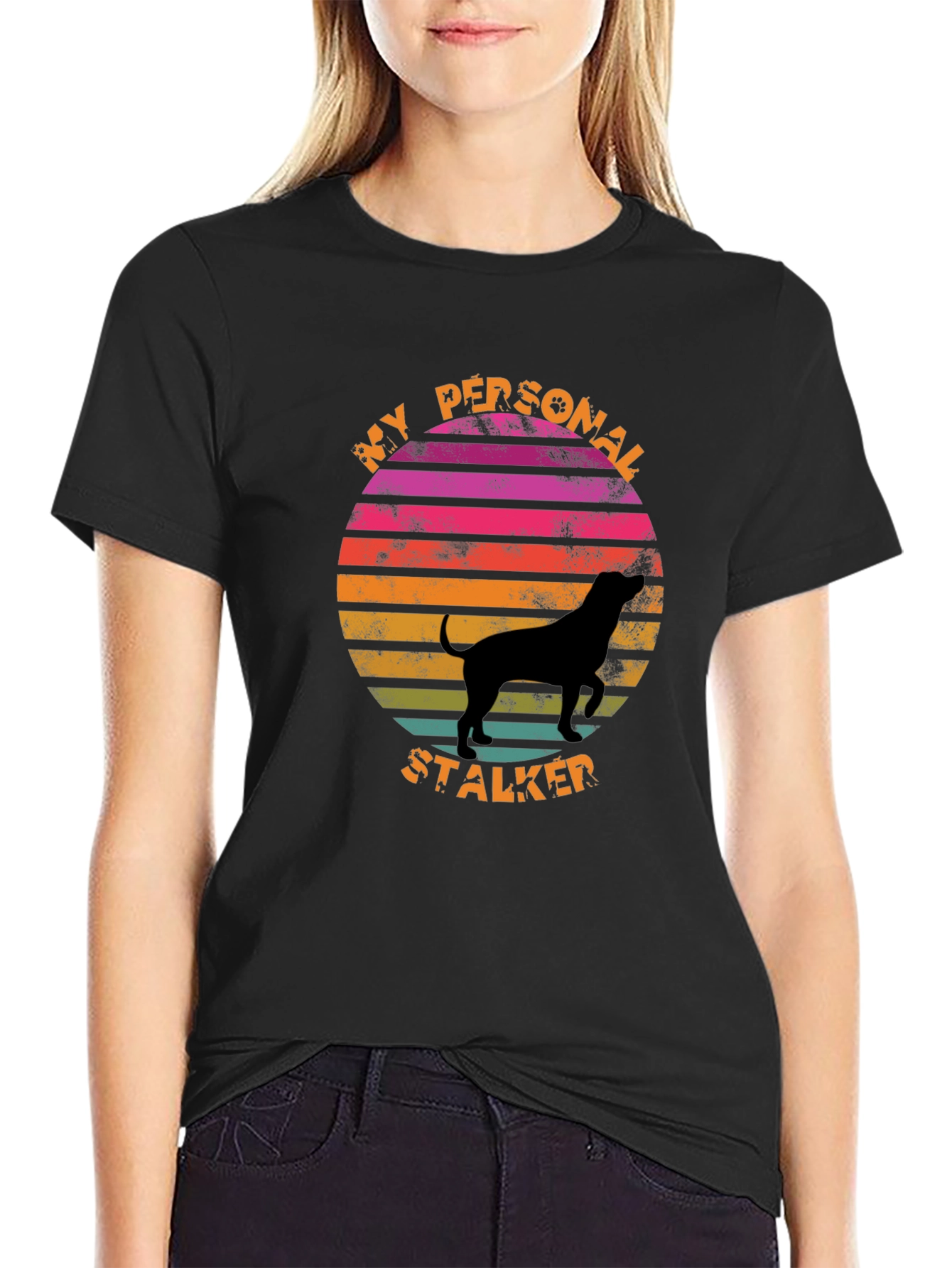 My Personal Stalker Dog Graphic Tee