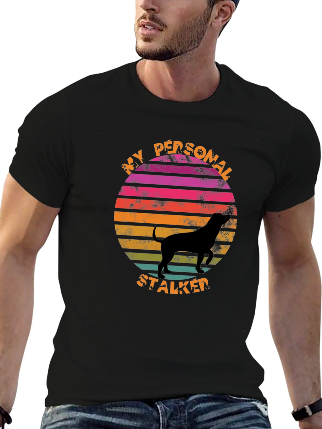 My Personal Stalker Dog Graphic Tee