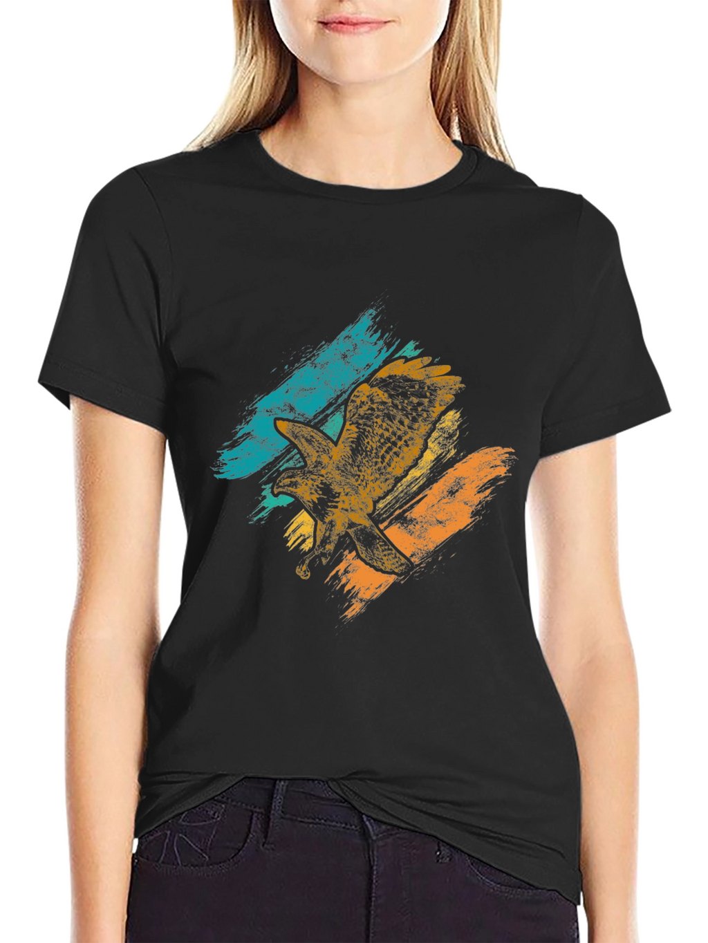 Eagle Graphic Tee - Bold Graphic Print