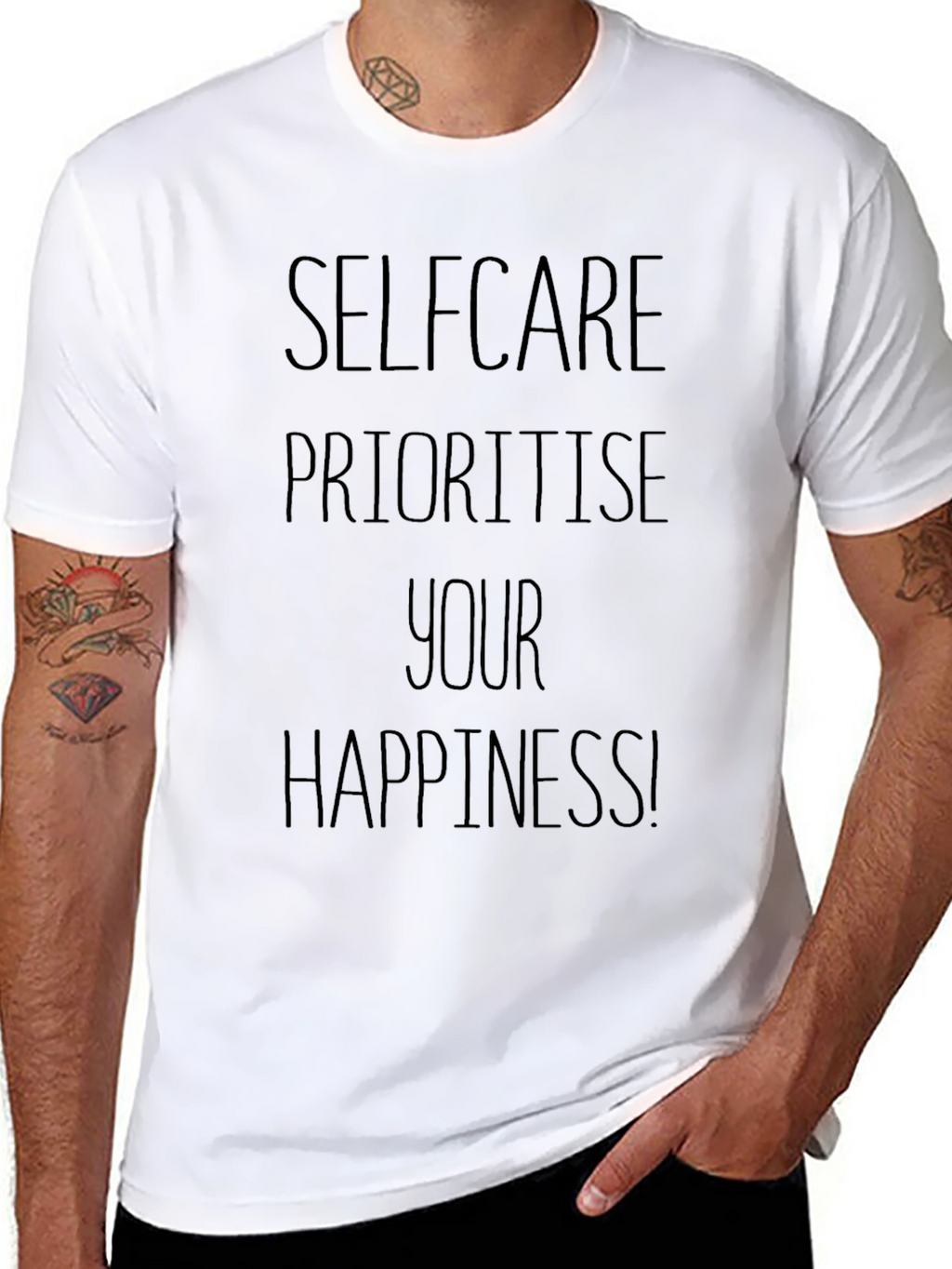 Selfcare Happiness Graphic T-Shirt
