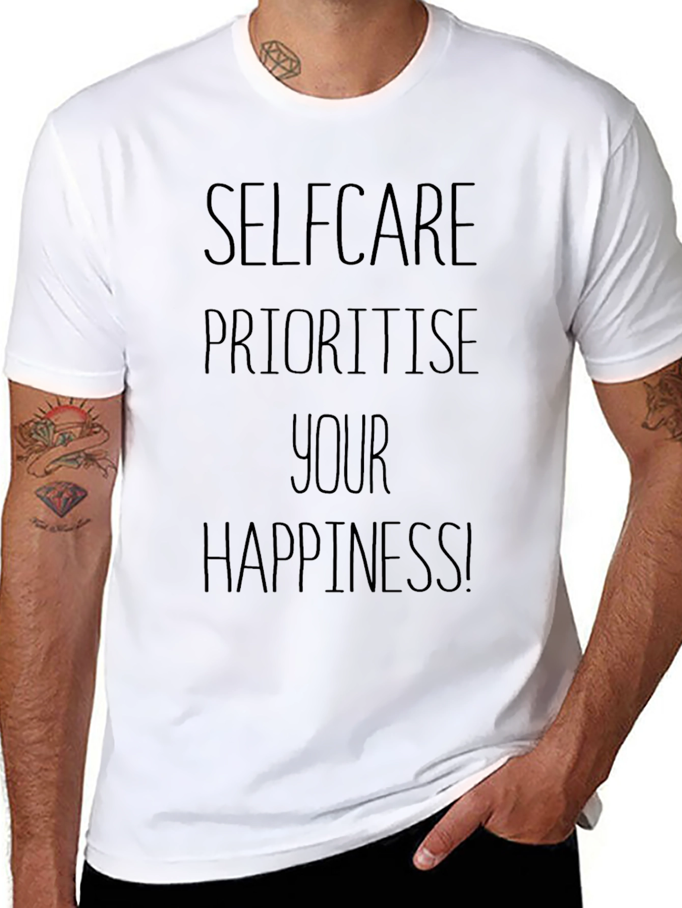 Selfcare Happiness Graphic T-Shirt
