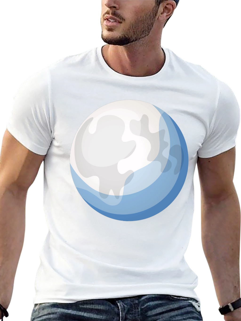 Full Moon Graphic T-Shirt - Soft Cotton Tee
